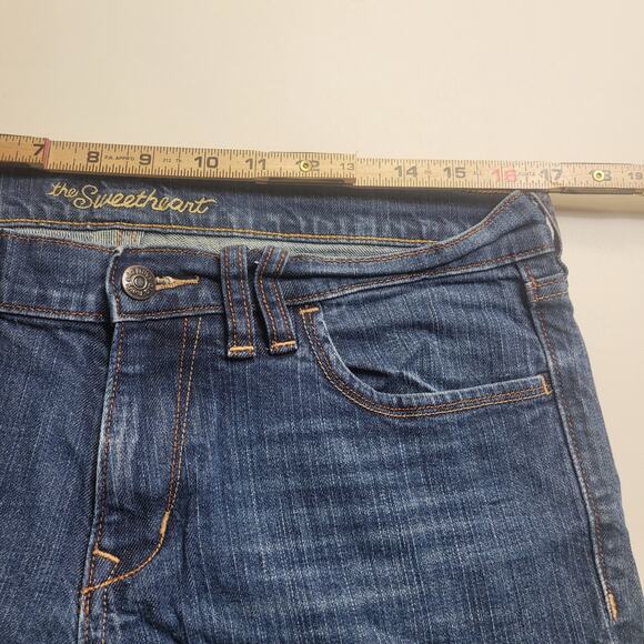 Old Navy Sweetheart Bootcut Jeans 12 Western Boho Retro Cowgirl Festival Classic - Picture 7 of 9